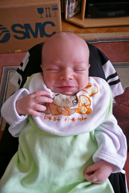 Florian auf Papa