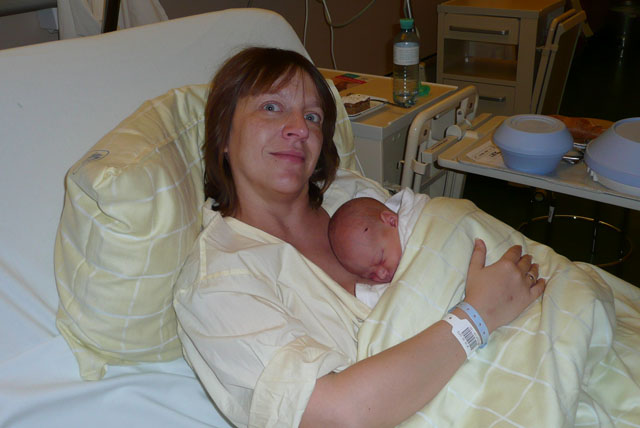 Florian mit Mama